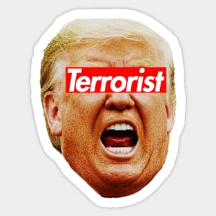 Trump Terrorist Sticker